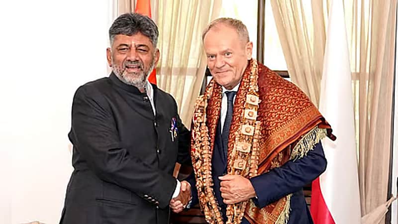 Chief Minister D.K. Shivakumar met Polish Prime Minister Donald Tusk