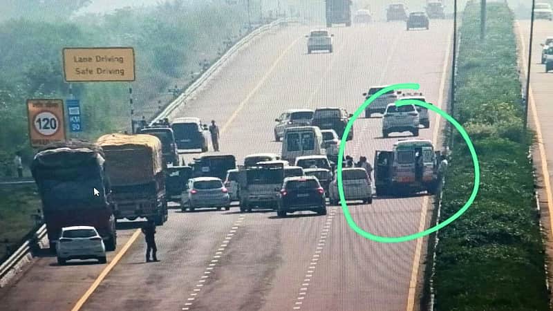 rahul convoy accident