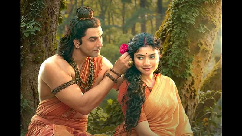 A scene from the film Ramayana.