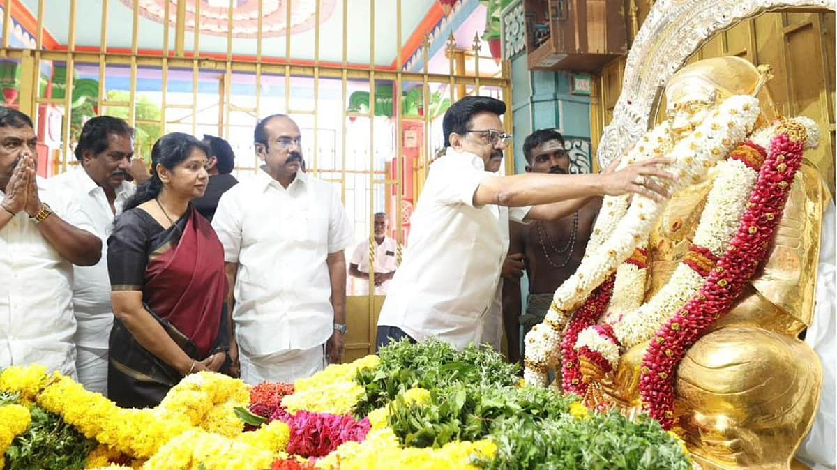 முத்துராமலிங்கத் தேவர் ஜெயந்தி! பசும்பொன் செல்கிறார் மு.க. ஸ்டாலின்!