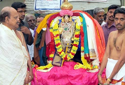 காரைக்கால் ஸ்ரீ நித்யகல்யாணப் பெருமாள் கோவிலில் கைசிக மாஹாத்மிய உற்ஸவம்