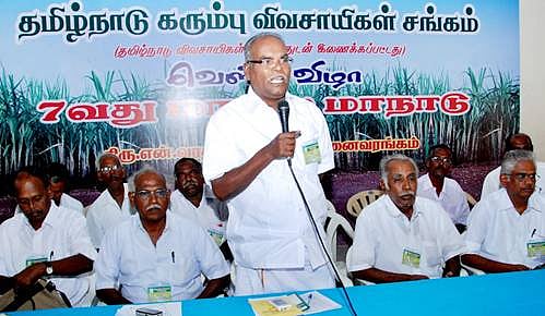 கரும்பு டன்னுக்கு ரூ.3,500 ஆக அறிவிக்கக் கோரி சென்னையில் போராட்டம்: விவசாயிகள் சங்க மாநிலத் தலைவர்