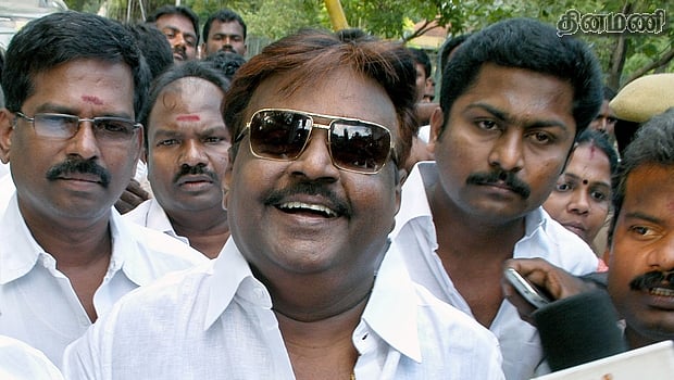 தருமபுரியில் விஜயகாந்த் மீது வழக்கு: நேரில் ஆஜராக உத்தரவு