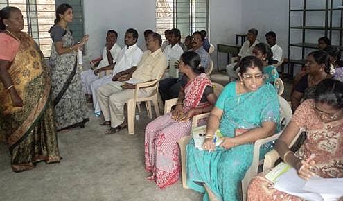 வத்திராயிருப்பில் பள்ளி நிர்வாகக் குழு உறுப்பினர்களுக்கான பயிற்சி