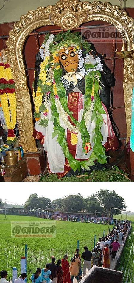 கடையநல்லூர் கிருஷ்ணாபுரம் ஆஞ்சநேயர் கோவிலில் அனுமத் ஜெயந்தி