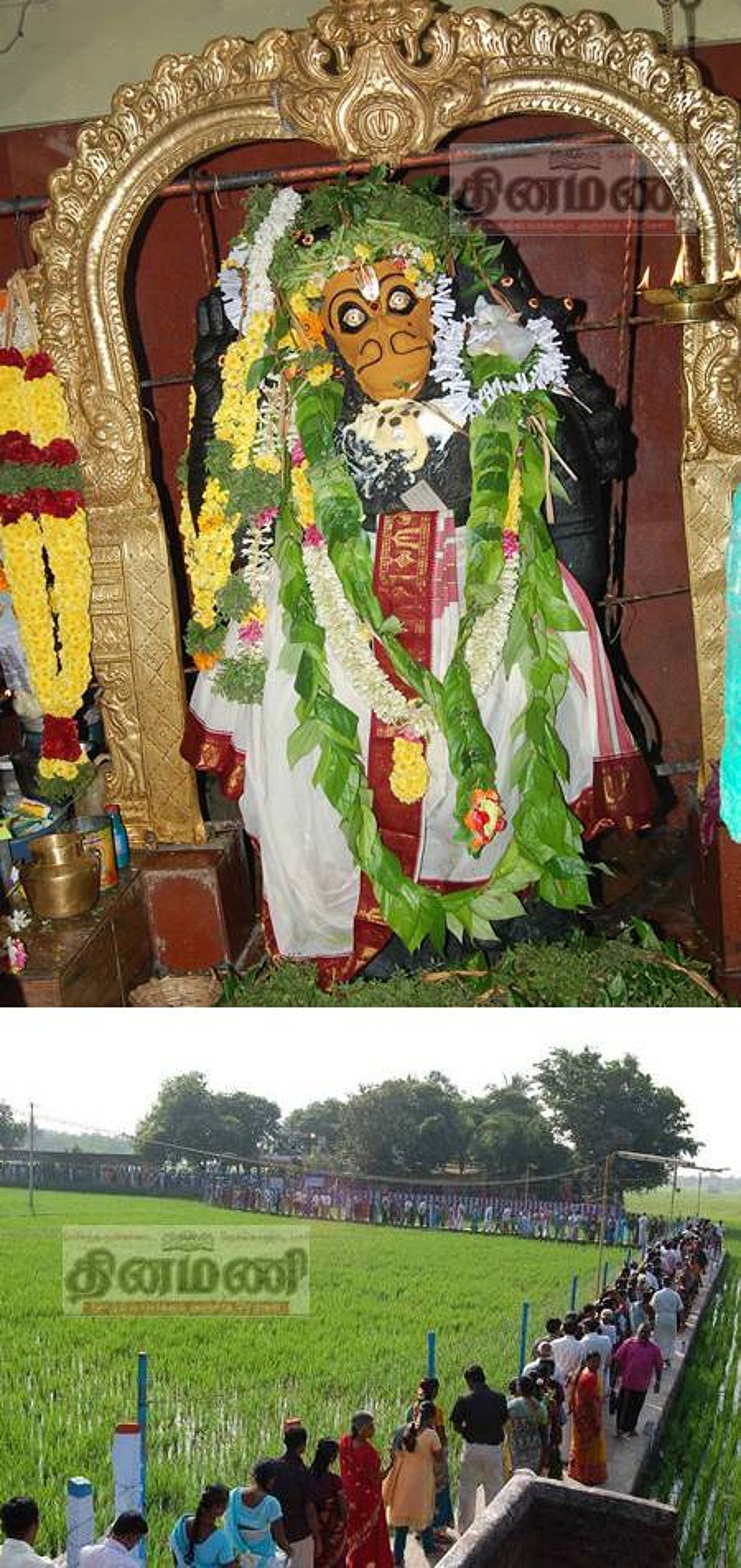 கடையநல்லூர் கிருஷ்ணாபுரம் ஆஞ்சநேயர் கோவிலில் அனுமத் ஜெயந்தி