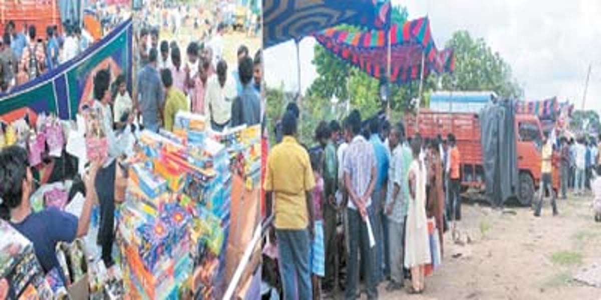 தீவுத்திடலில் பட்டாசு விற்பனை மந்தம்