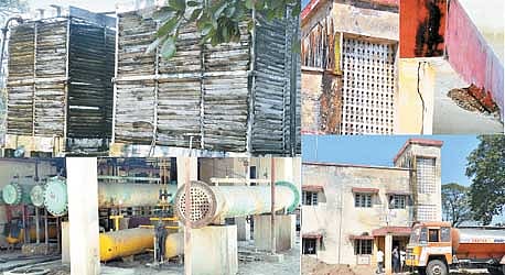 இடிந்து விழும் நிலையில் பால் குளிரூட்டும் நிலையம்