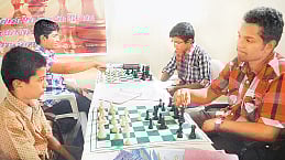 மாநில செஸ்: கோவை கிரிமேன் முன்னிலை