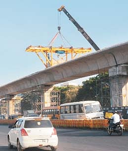 மெட்ரோ ரயில்: கத்திபாரா சந்திப்பில் தூண்கள் அமைக்கும் பணி விரைவில் தொடக்கம்