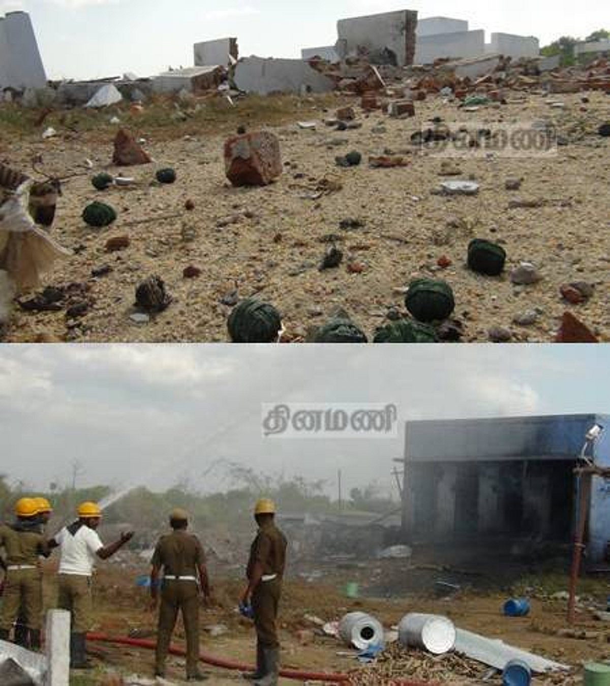 சிவகாசி அருகே பட்டாசு ஆலையில் தீ விபத்து : 36 பேர் பலி