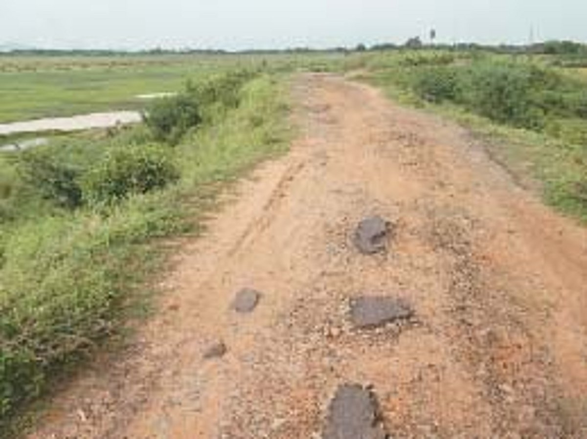 மண்ணாகிப்போன தார்ச் சாலை?