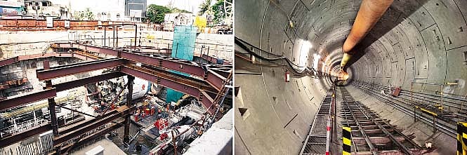 மெட்ரோ ரயில்: 3 இடங்களில் இயங்கும் 5 -டனல் போரிங்- இயந்திரம்