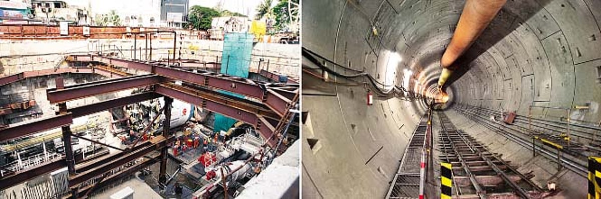 மெட்ரோ ரயில்: 3 இடங்களில் இயங்கும் 5 -டனல் போரிங்- இயந்திரம்