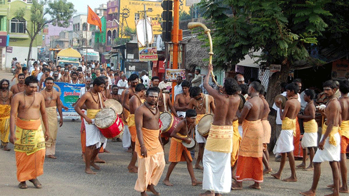 ஸ்ரீமெய்கண்டாருக்கு தத்துவ ஞானக்கோயில் அமைப்பதை வலியுறுத்தி பக்தர்கள் நடைபயணம்