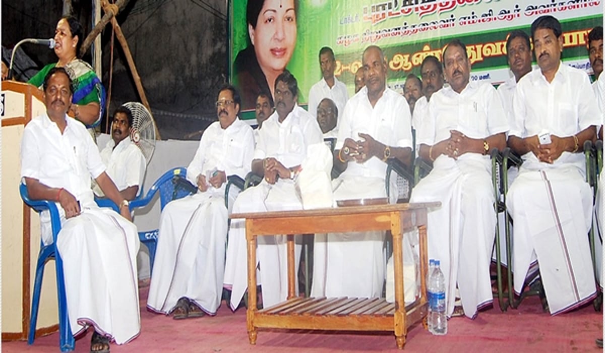 அ.தி.மு.க.வுடன் கூட்டணி வைத்ததால்தான் விஜயகாந்த் எதிர்க்கட்சி தலைவராக உள்ளார்: ஆர்.சரஸ்வதி