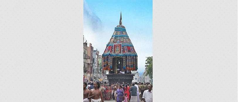 சிதம்பரம் ஸ்ரீசிவகாமசுந்தரி அம்மன் கோயில் தேரோட்டம்!