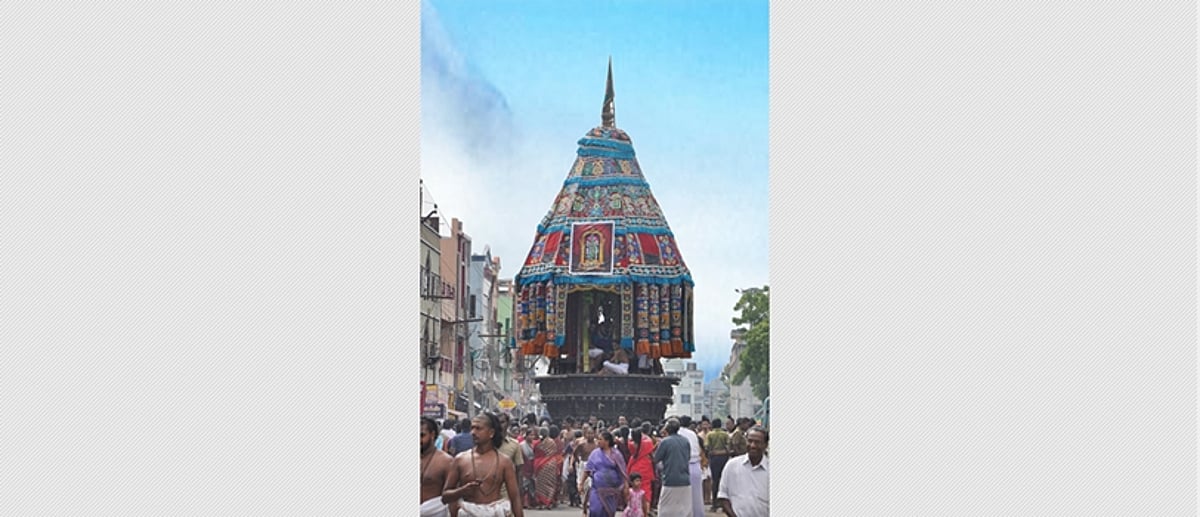 சிதம்பரம் ஸ்ரீசிவகாமசுந்தரி அம்மன் கோயில் தேரோட்டம்!