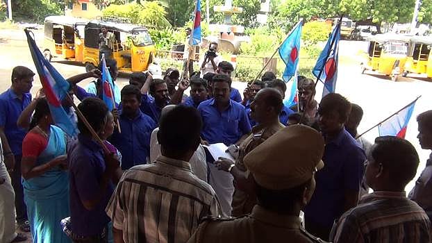 விருதுநகரில் ரயில் மறியலில் ஈடுபட முயன்ற ஆதிதமிழர் பேரவையினர் 26 பேர் கைது