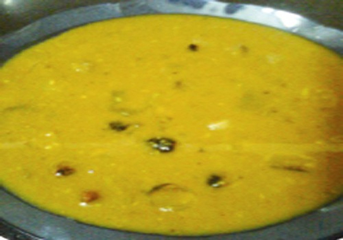 வெள்ளரிக்காய் பொரித்த குழம்பு