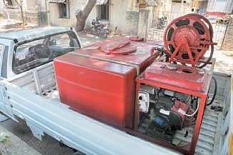 தீ விபத்துகளைக் கட்டுப்படுத்த புதிய வாகனம்