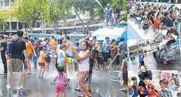 தாய்லாந்தின் "தண்ணீர் திருவிழா'