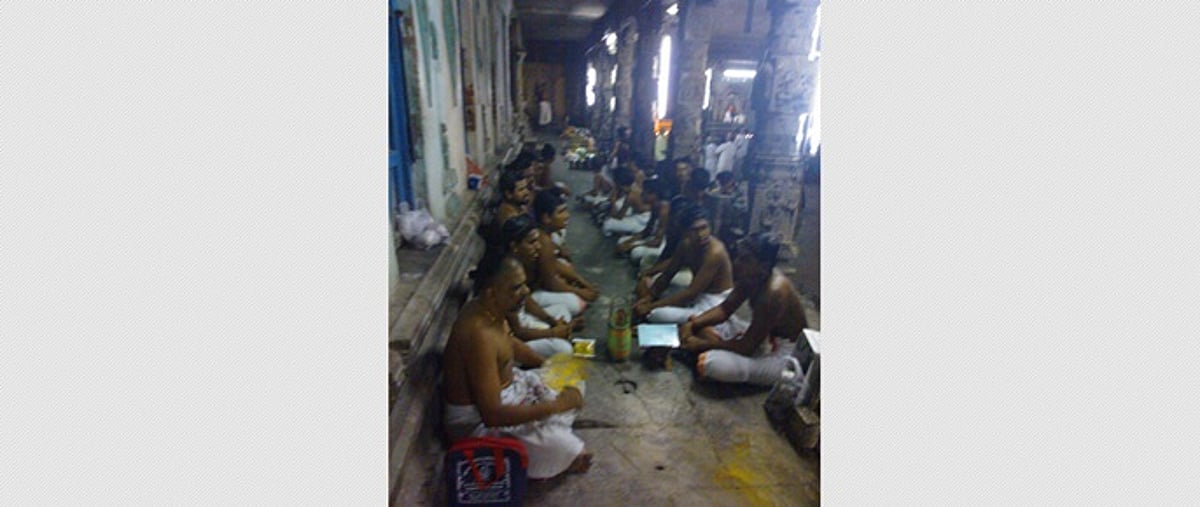 ஸ்ரீநடராஜர் கோயிலில் வேதபாராயணம் நிகழ்ச்சி!