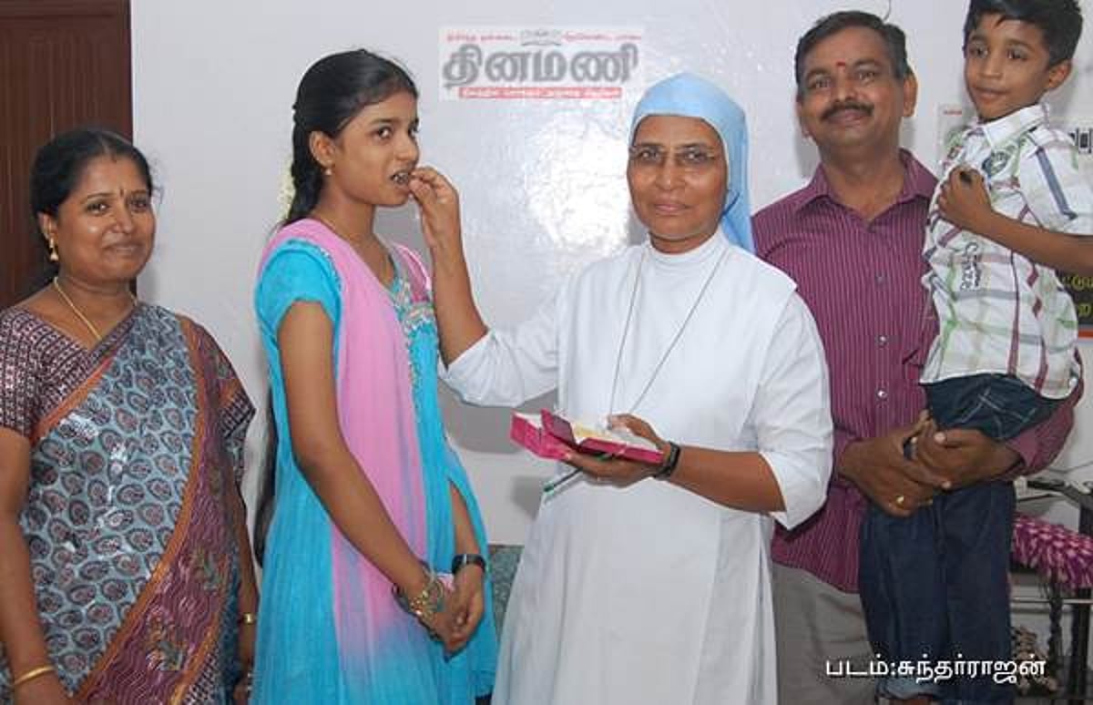 சிதம்பரம் மாணவி வசுமித்ரா மாநில அளவில் மூன்றாமிடம்