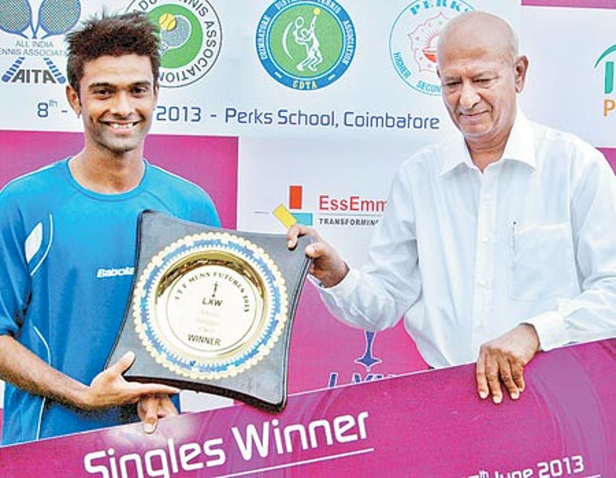 ஐடிஎஃப்: ஜீவன் நெடுஞ்செழியன் சாம்பியன்