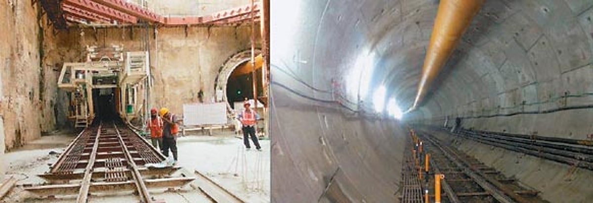 கிழக்கு அண்ணா நகர் ரயில் நிலையத்தை எட்டியது டனல் போரிங் இயந்திரம்