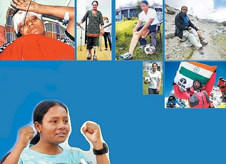 இமயமலையில் முதல் இந்திய மாற்றுத்திறனாளி!