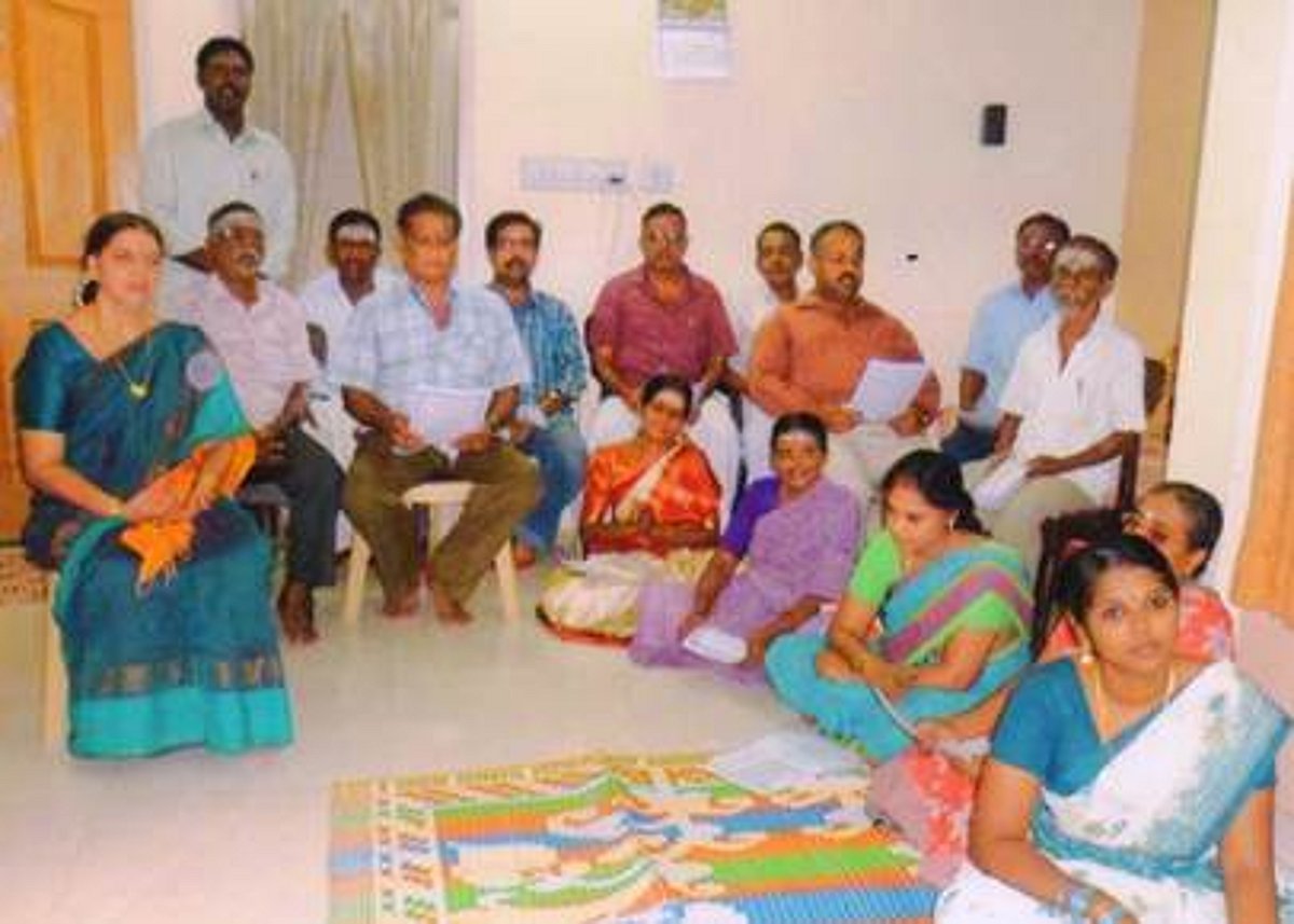 மழை வேண்டி திருஞான சம்பந்தர் பதிகங்கள் படித்த இந்து ஆலய பாதுகாப்புக்குழுவினர்