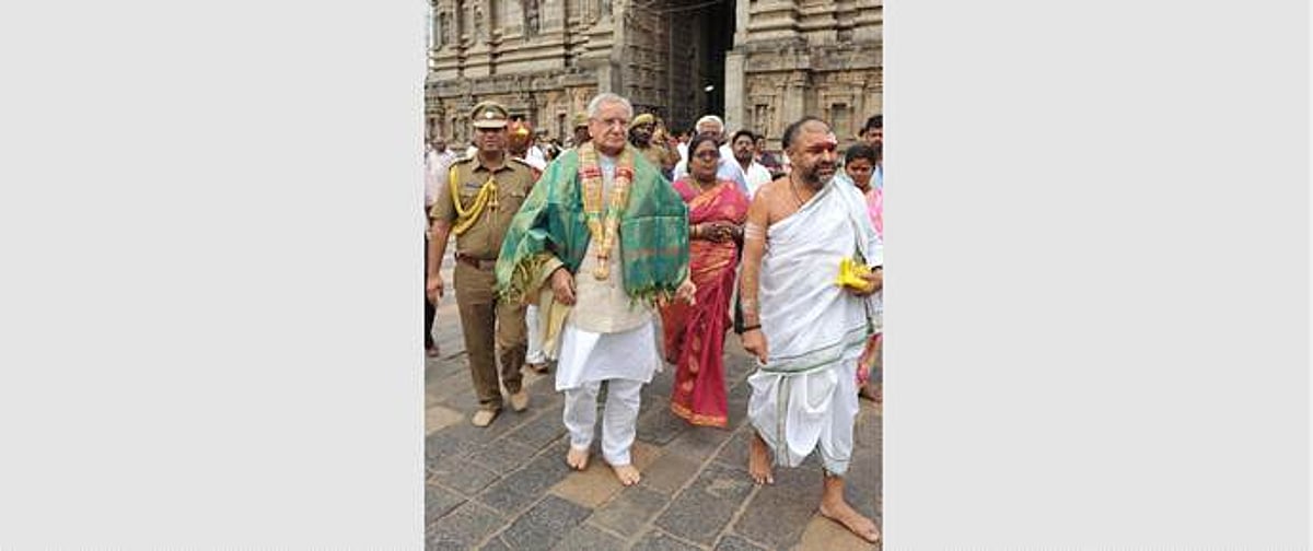 நடராஜர் கோயிலுக்கு புதுச்சேரி துணைநிலை ஆளுநர் வருகை