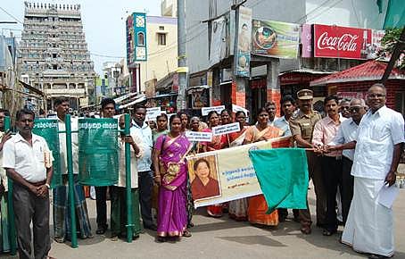 சுற்றுலா ஸ்தலங்களை பராமரித்தல் குறித்து சிதம்பரத்தில் விழிப்புணர்வு ஊர்வலம்!