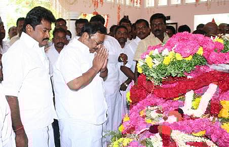 தங்கப்பாண்டியன் நினைவு நாள் நிகழ்ச்சியில் மக்களவை உறுப்பினர் மு.க.அழகிரி பங்கேற்பு