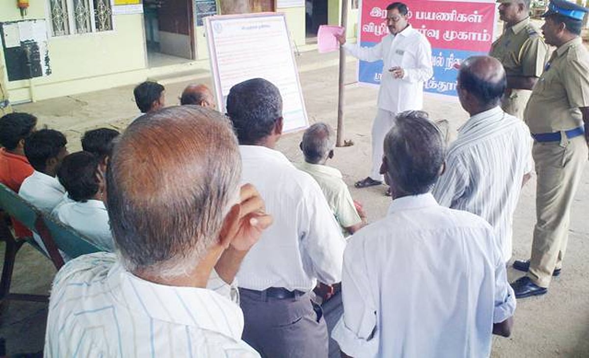 ஸ்ரீவில்லிபுத்தூர் ரயில் நிலையத்தில் ரயில்வே பாதுகாப்பு வாரம்