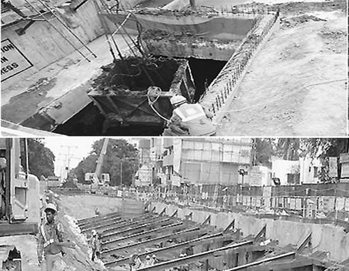 மெட்ரோ ரயில்: சுரங்க ரயில் நிலையங்கள் அமைக்கும் பணி தீவிரம்