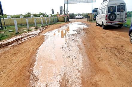 மிக மோசமான நிலையில் உள்ள பிச்சாவரம் சுற்றுலா மைய நுழைவுவாயில் சாலை!