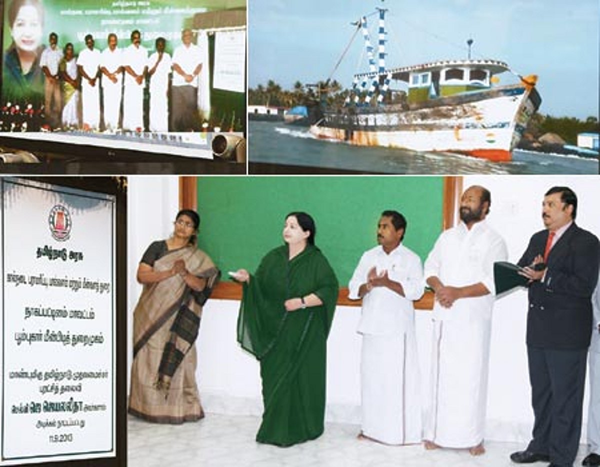 30 ஆயிரத்துக்கும் மேற்பட்டோர் பயனடைய பூம்புகாரில் மீன்பிடித் துறைமுகம்