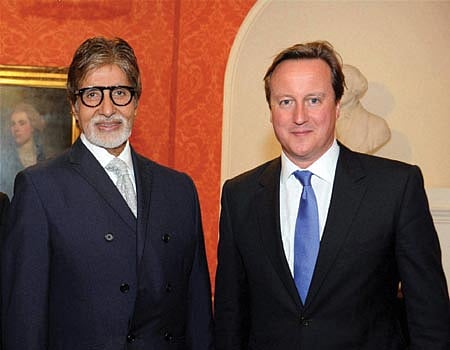 பிரிட்டன் பிரதமர் இல்லத்தில் அமிதாப் பச்சன்