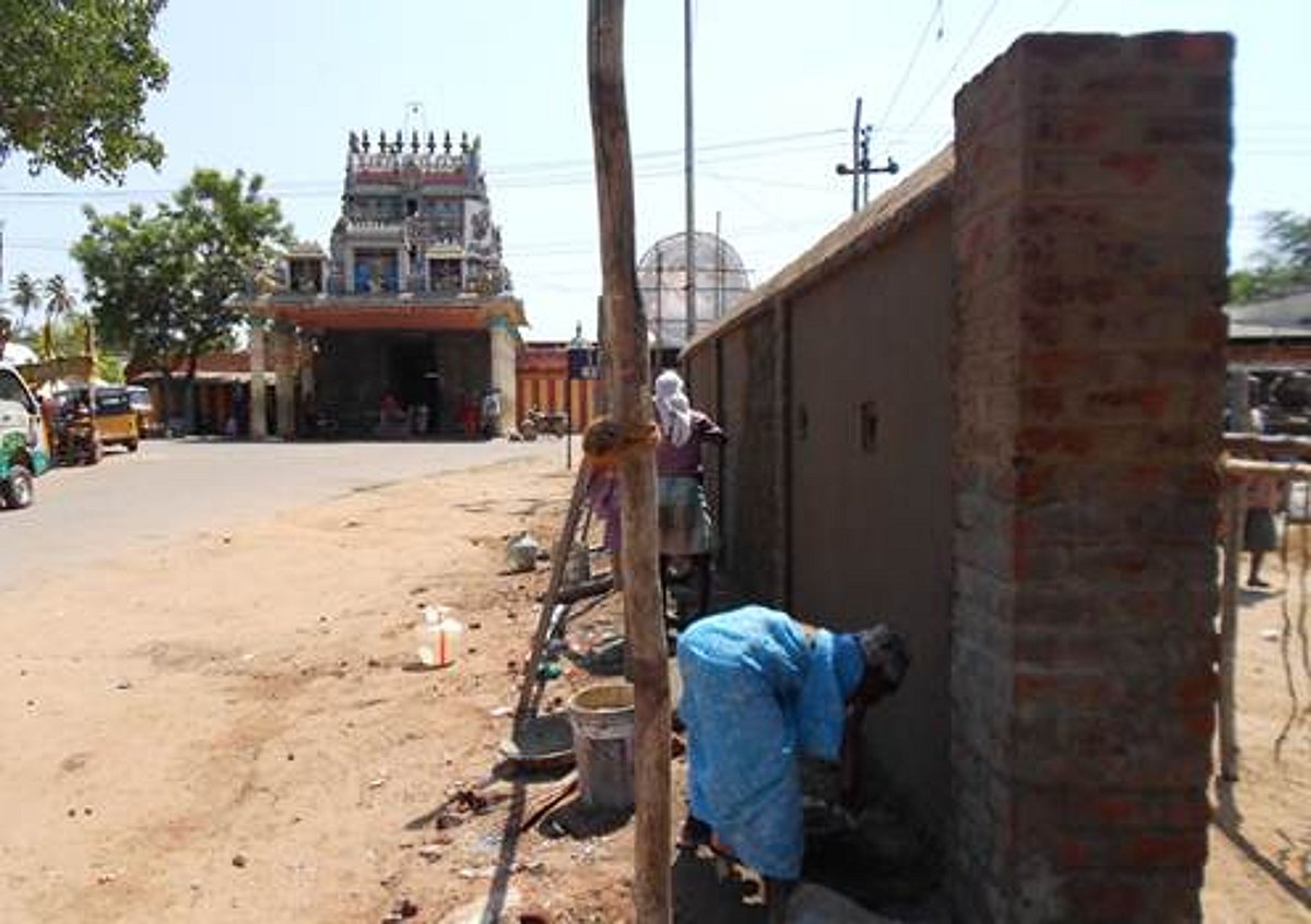 தில்லையம்மன்கோயிலில் ரூ.32 லட்சம் செலவில் சீரமைப்பு பணி!
