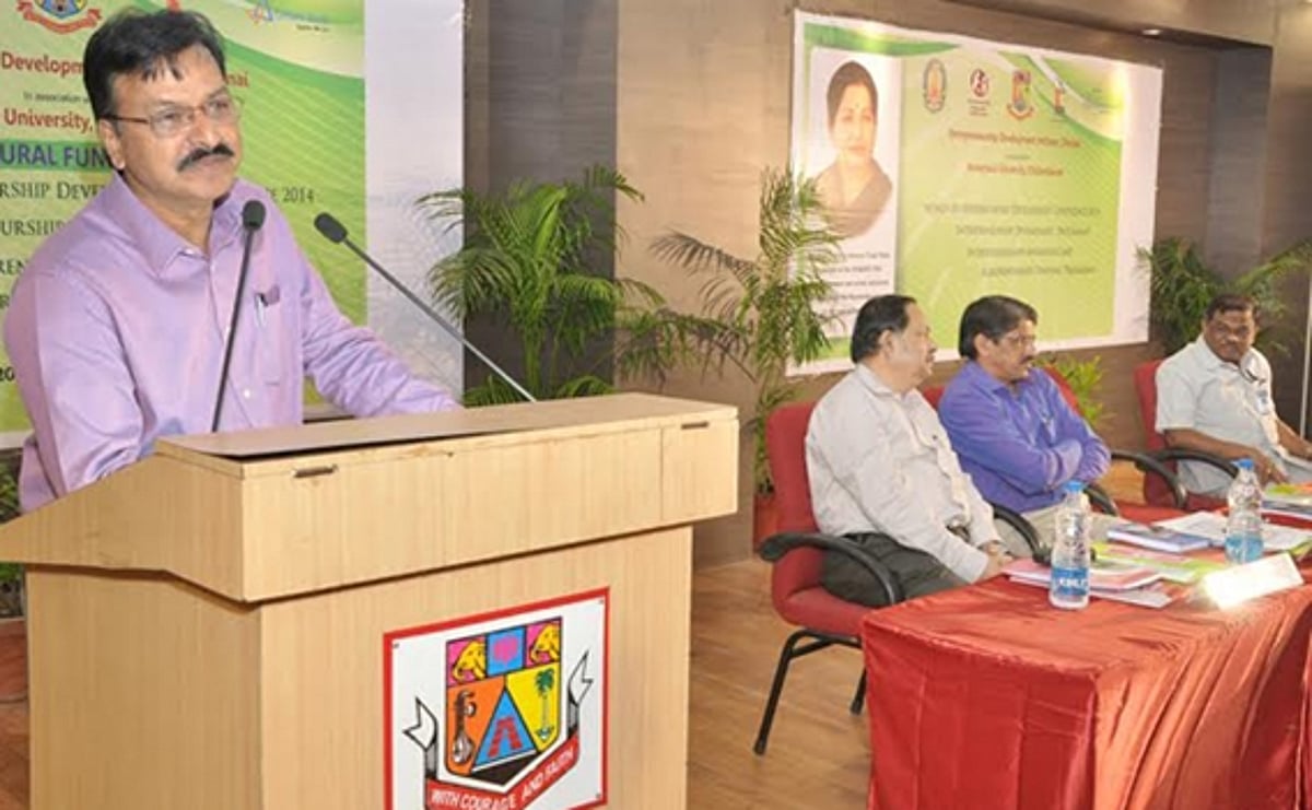 அண்ணாமலைப் பல்கலையில் தொழில் முனைவோர் மேம்பாட்டு நிறுவன தனிப்பிரிவு: கே.தனவேல் ஐஏஎஸ் தகவல்