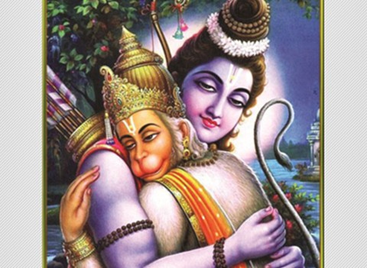 அனுமனை மெச்சிய ராமன்!