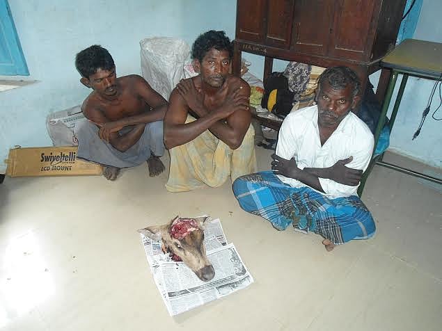 ஸ்ரீவில்லிபுத்தூரில் மான் வேட்டையாடிய மூவர் கைது