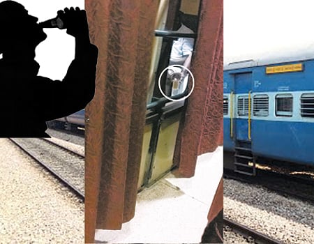 ரயிலில் மது அருந்துபவர்கள் மீது நடவடிக்கை எடுக்கப்படுமா?