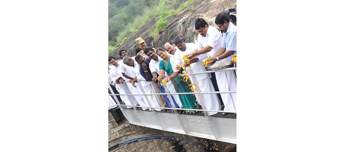 பிளவக்கல் அணை பாசனத்திற்கு திறப்பு