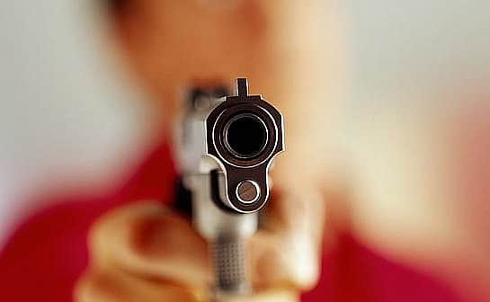 Shot dead