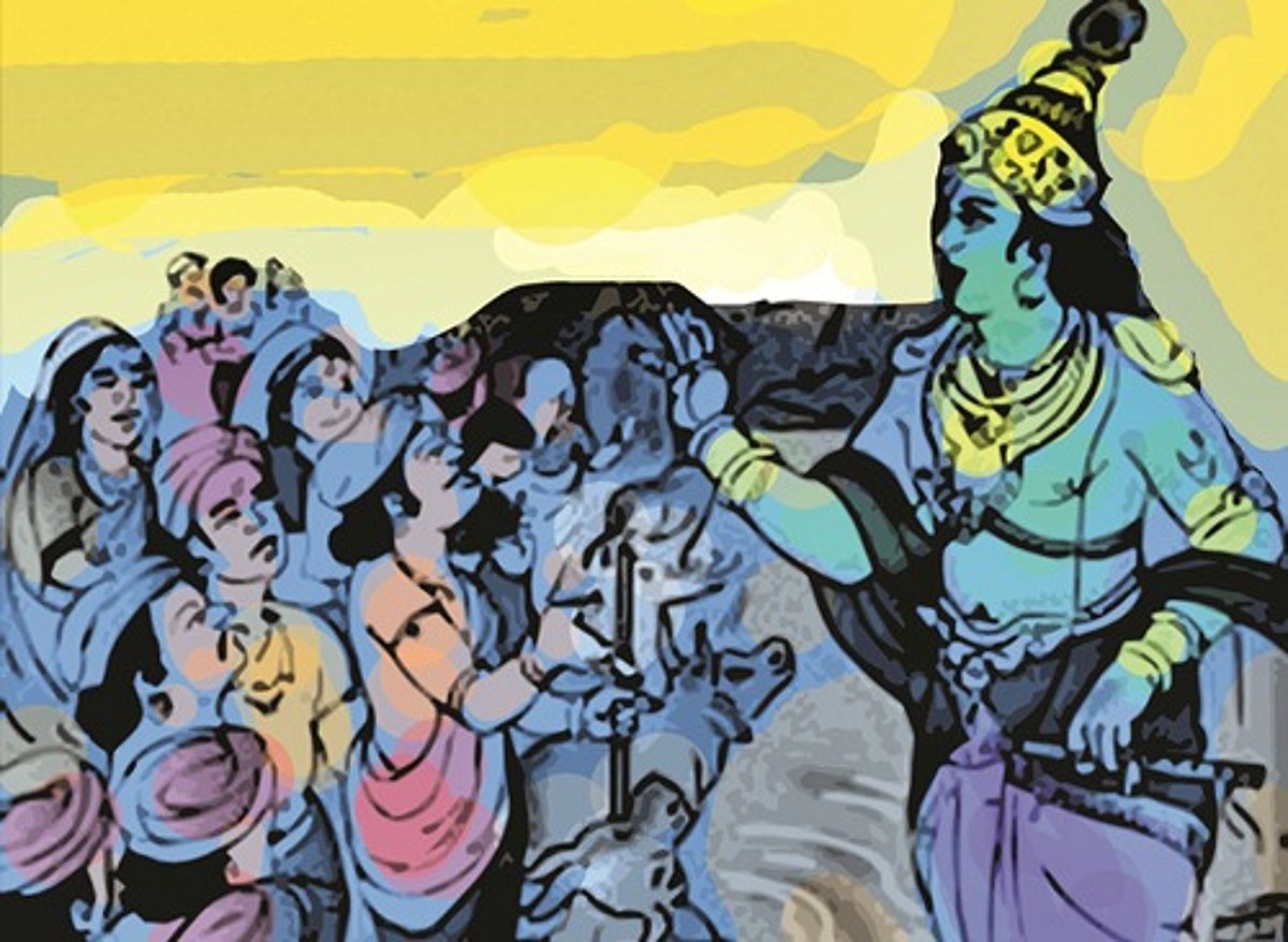 கோவர்த்தனகிரியை குடையாக பிடித்த வரலாறு!