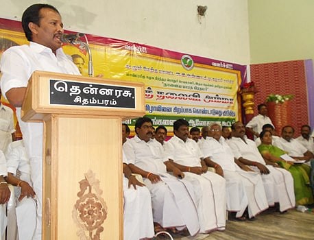 தமிழகத்திற்கு துரோகம் செய்தவர் கருணாநிதி: சுற்றுலா வளர்ச்சிக்கழகத் தலைவர் ஏ.அருண்மொழிதேவன்