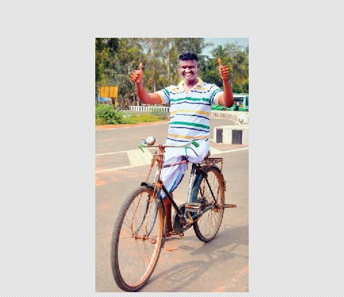 ஒற்றைக்கால் மனிதன்!